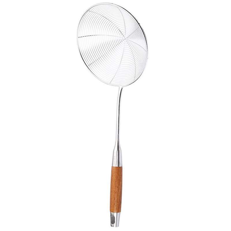 304 Stainless Steel Drain Spoon Kitchen Deep-fried Colander, 450mm