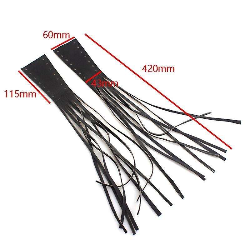 Motorcycle Black Leather Brake Lever Cover for Cruiser Chopper Bobber