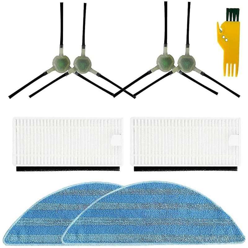 Filters Side Brush Mop Pads for Lefant T700 M501 M200 M201 Robotic