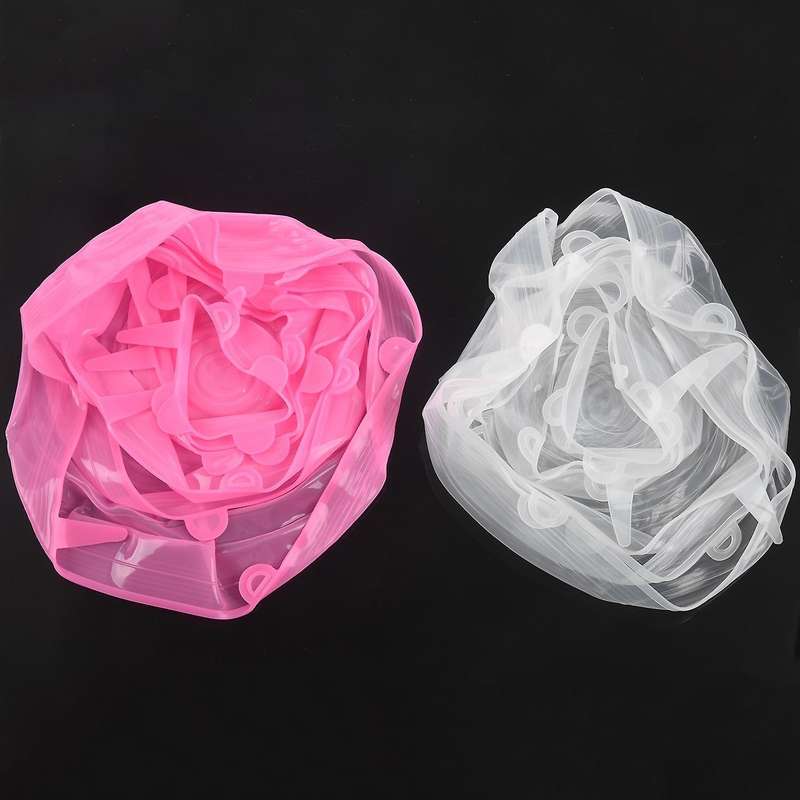 Silicone Stretch Lids 12pcs Silicone Lids, Keeping Food Fresh