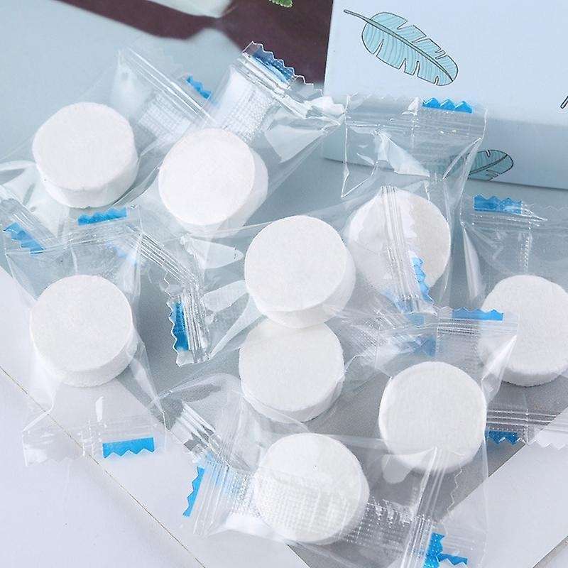 100pcs Disposable Compressed Towels Tablet Capsules Washcloth