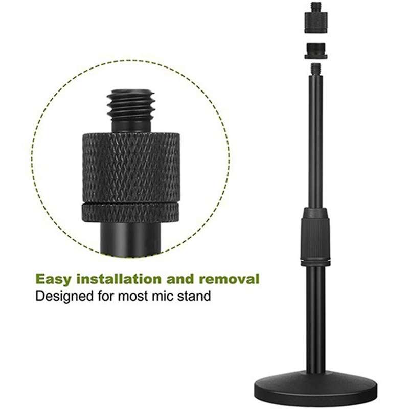 Mic Adapter 5/8 Female to 3/8 Male and 3/8 Female to 5/8 Male Screw