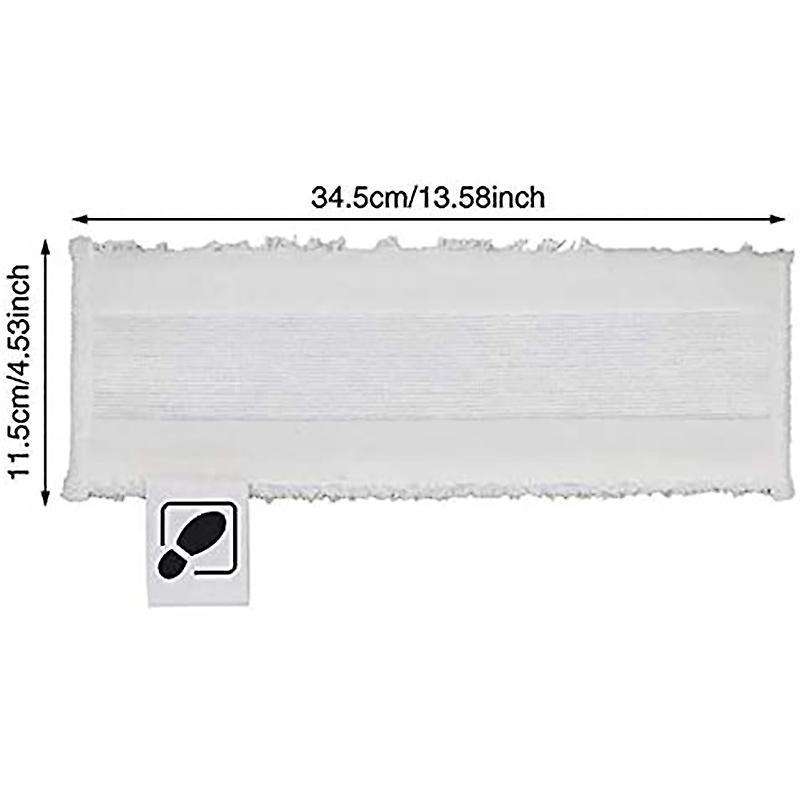 2 Pcs Microfiber Cloth for Karcher Sc2 Easyfix Steam Cleaner Mop Pads