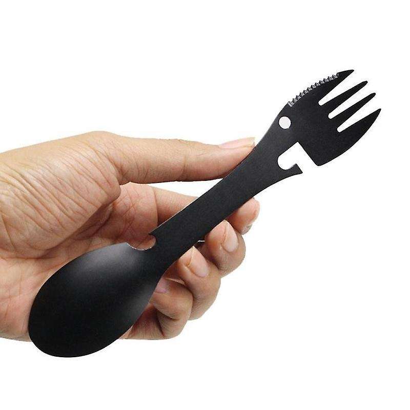 Equipment Cookware Spoon Fork Bottle Opener Tool Outdoor Survival