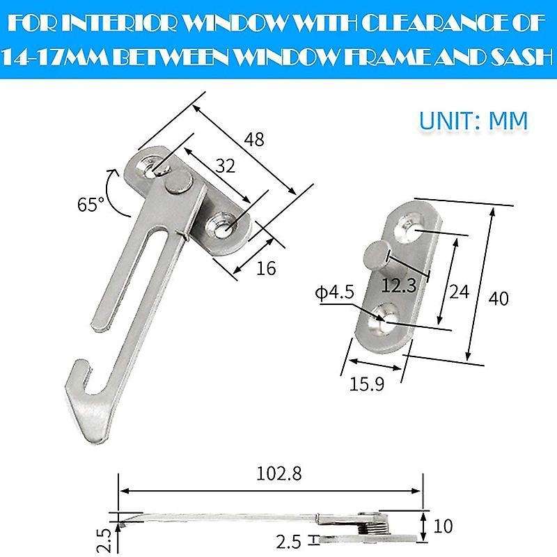 Window Restrictors Locks Window Restrictor Hooks Window Limit Locks