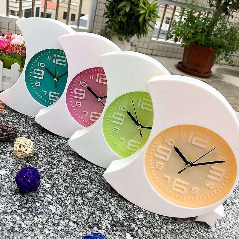 Alarm Clock Candy Color Student Bedside Cute Child Cartoon Alarm A