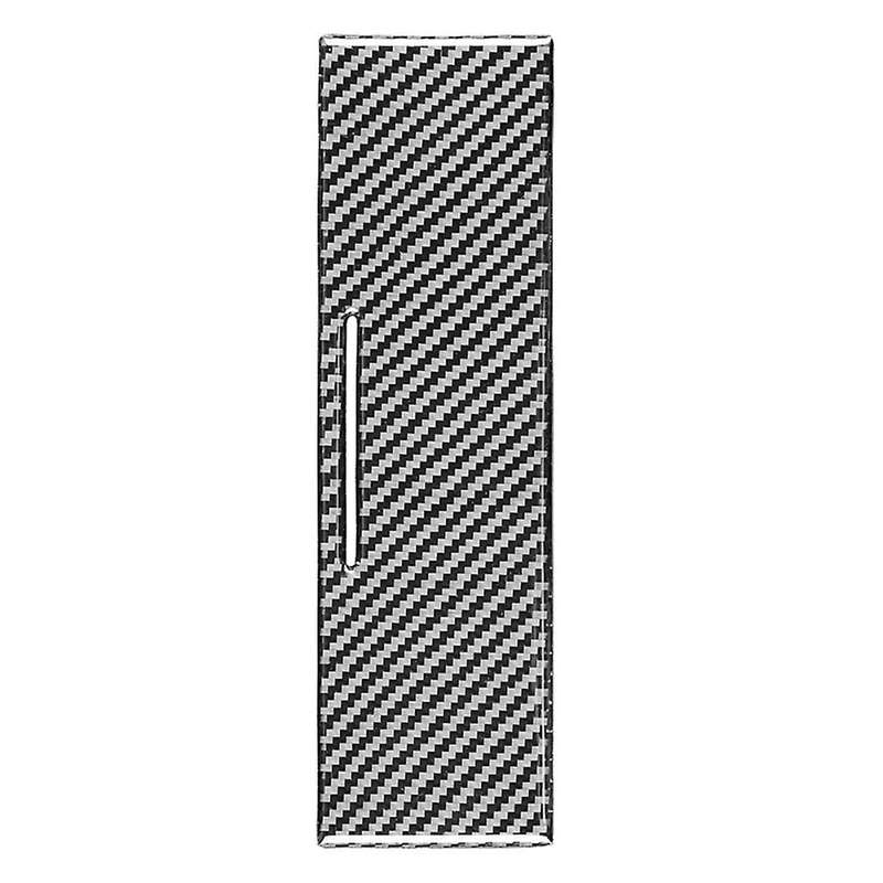 Carbon Fiber Center Control Panel Ashtray Box Cover Trim Sticker