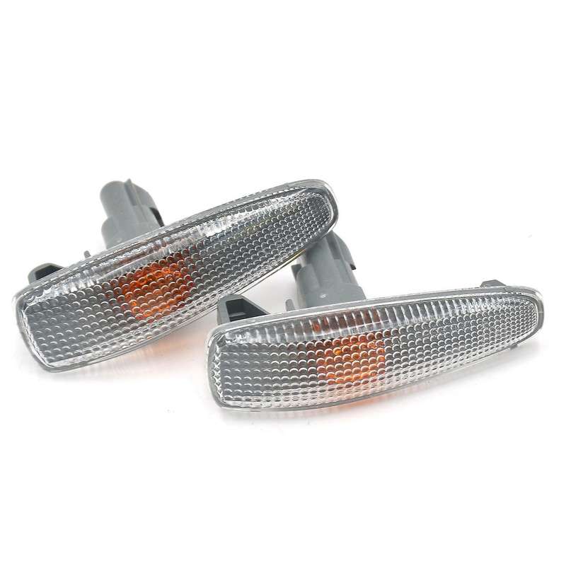Side Indicator Turn Signal Light Pair for Mitsubishi Lancer Rvr 08-17