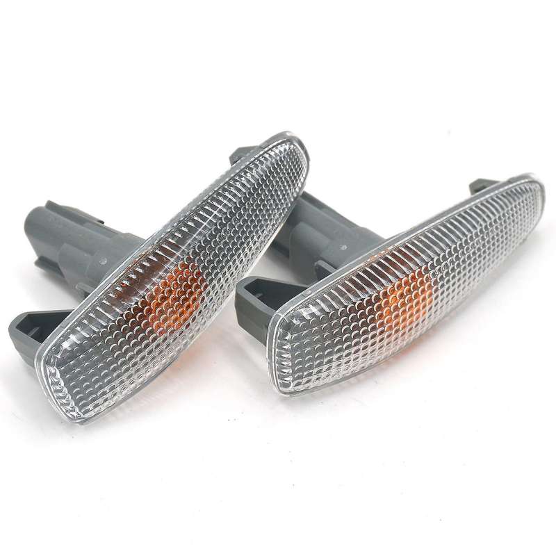 Side Indicator Turn Signal Light Pair for Mitsubishi Lancer Rvr 08-17