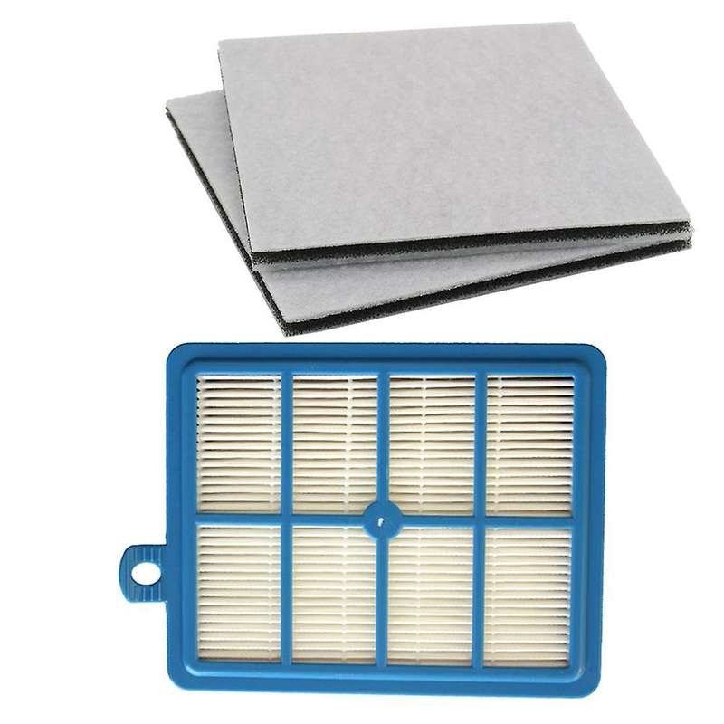 1pcs Hepa Filter+2pcs Motor Cotton Filter for Philips Electrolux Aeg