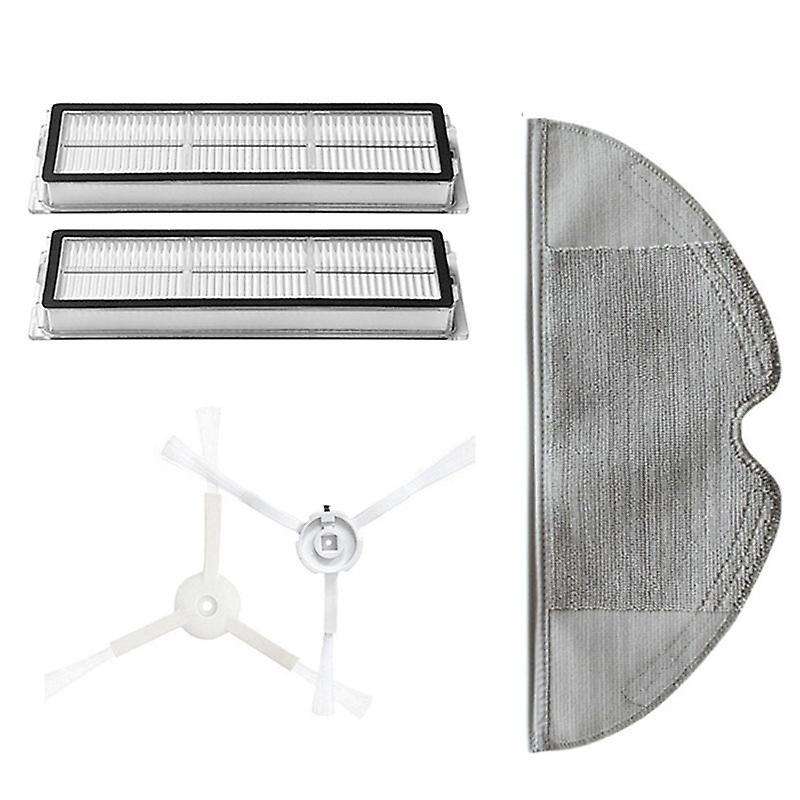 5 Pcs Filters Side Brush Mop Cloth for Xiaomi Mijia 1c Mopping Robot
