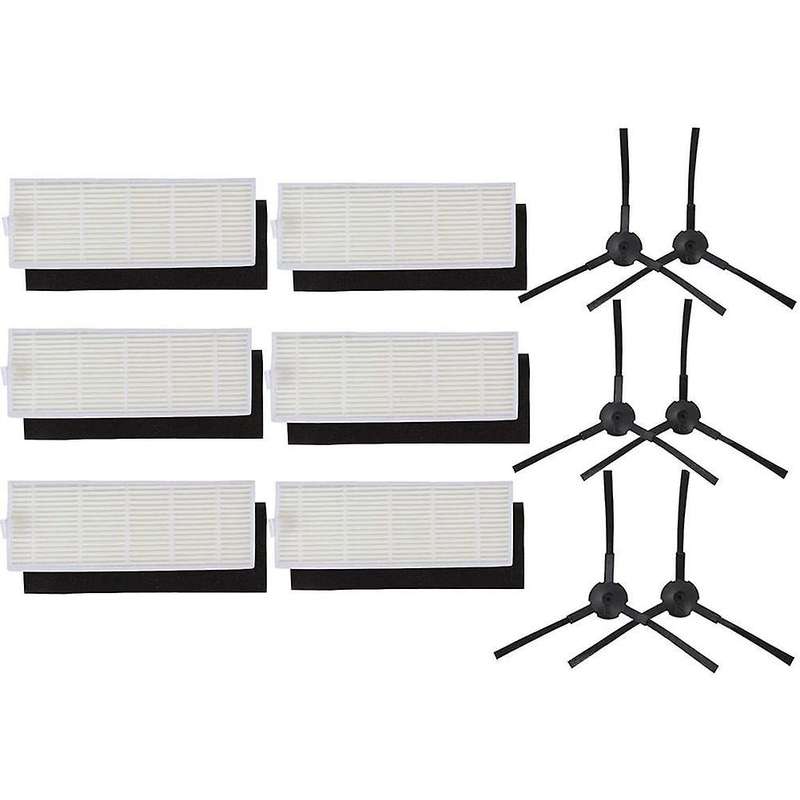 Hepa Filter Side Brushes for Ilife A6 A4s A4 Robot Vacuum Cleaner