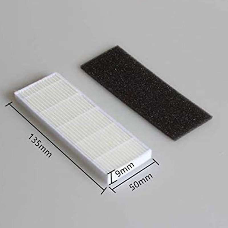 Hepa Filter Side Brushes for Ilife A6 A4s A4 Robot Vacuum Cleaner