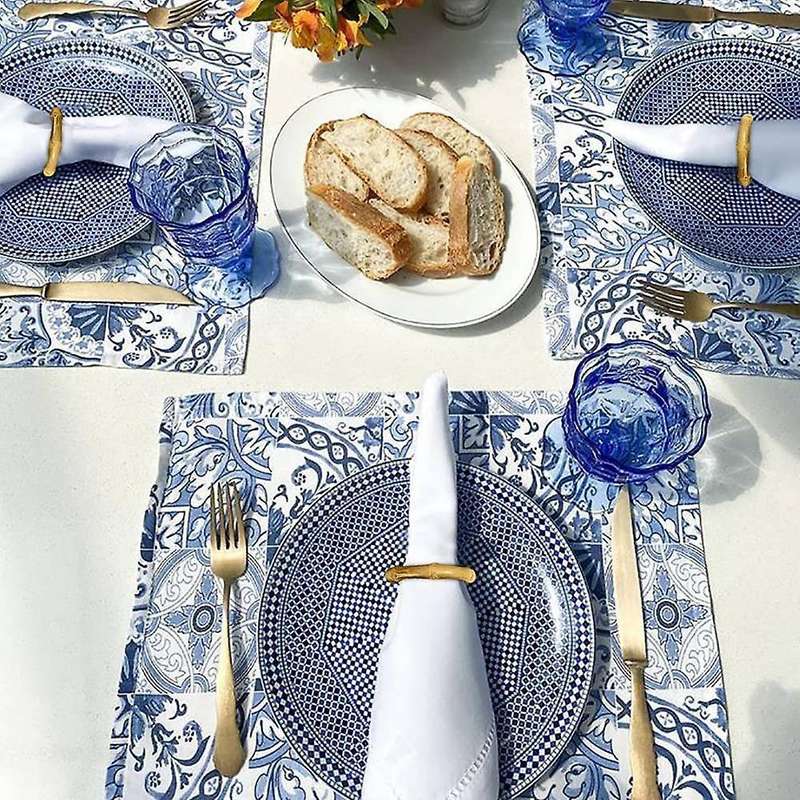 Handmade Bamboo Napkin Ring Natural Rustic Napkin Holders, Set Of 6