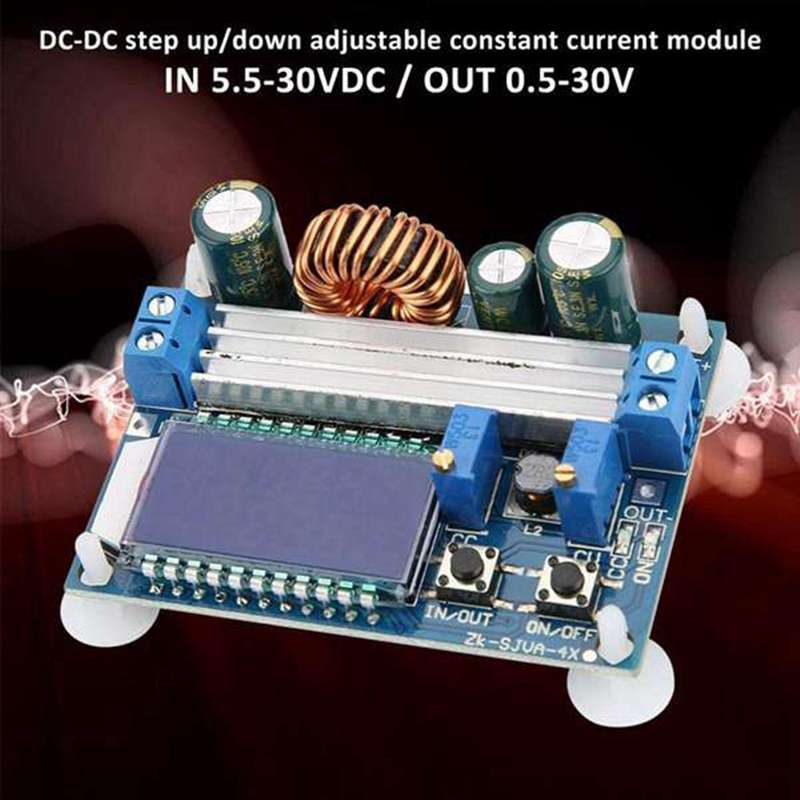 Digital Lcd Display Automatic Buck Boost Converter Power Module