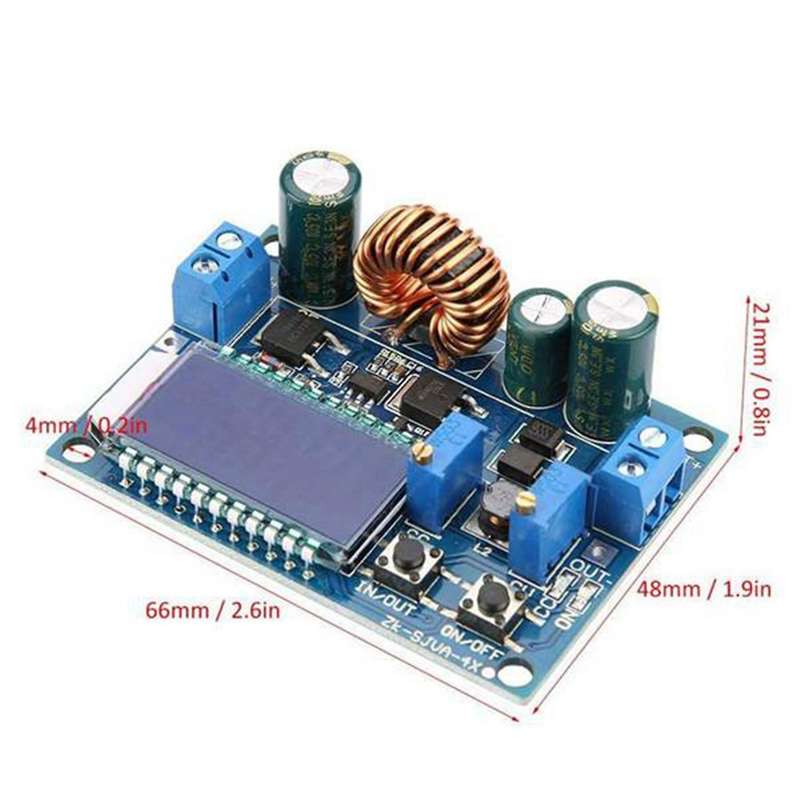 Digital Lcd Display Automatic Buck Boost Converter Power Module
