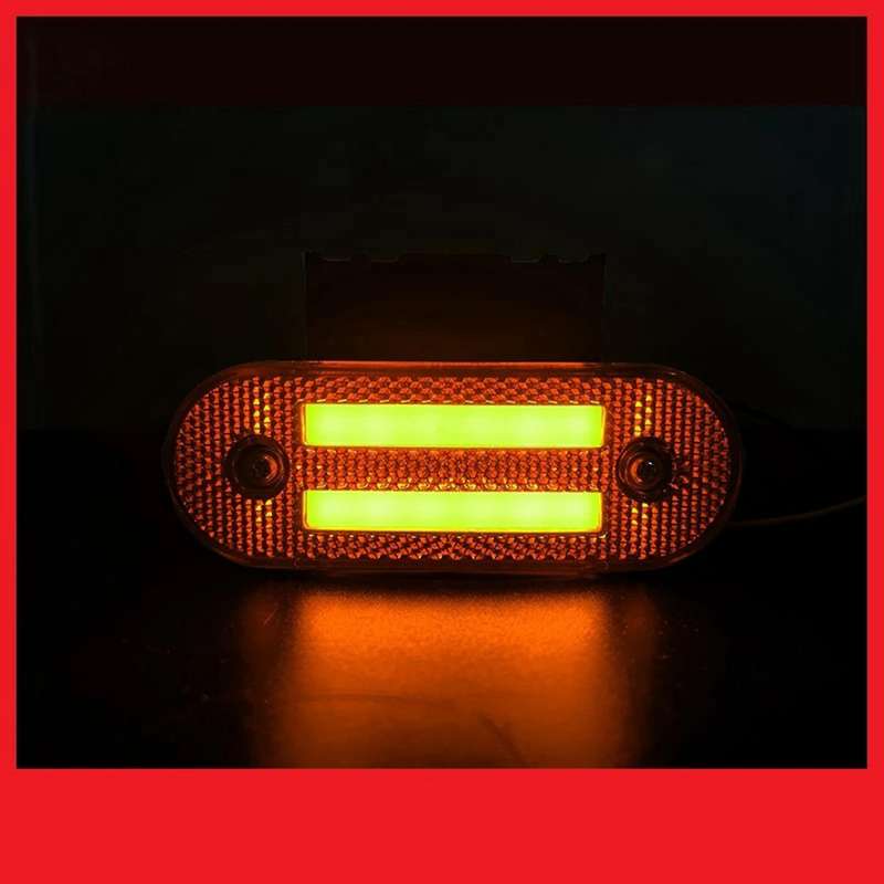 Truck Side Marker Light 12-24v Led Tail Light Led Turn Signal Yellow