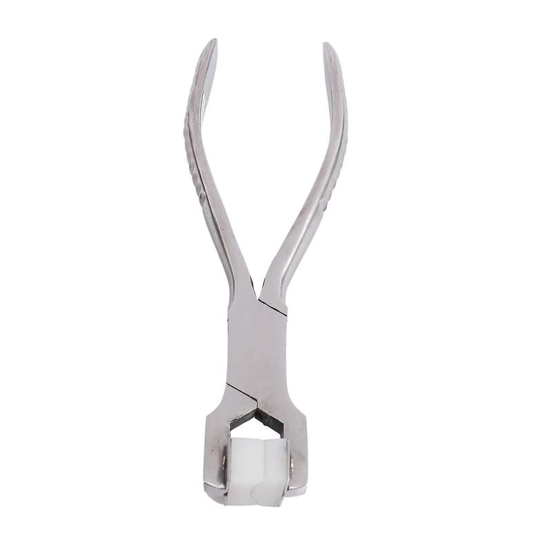 Tool Stainless Steel Nylon Jewelry Repair Tool Head Flat Nose Pliers
