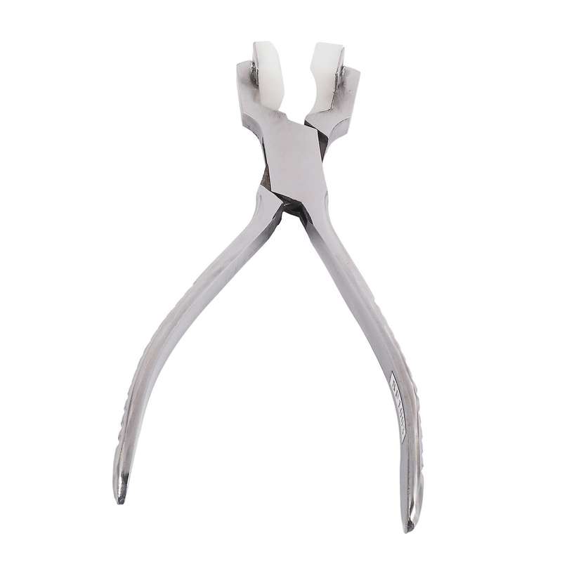 Tool Stainless Steel Nylon Jewelry Repair Tool Head Flat Nose Pliers