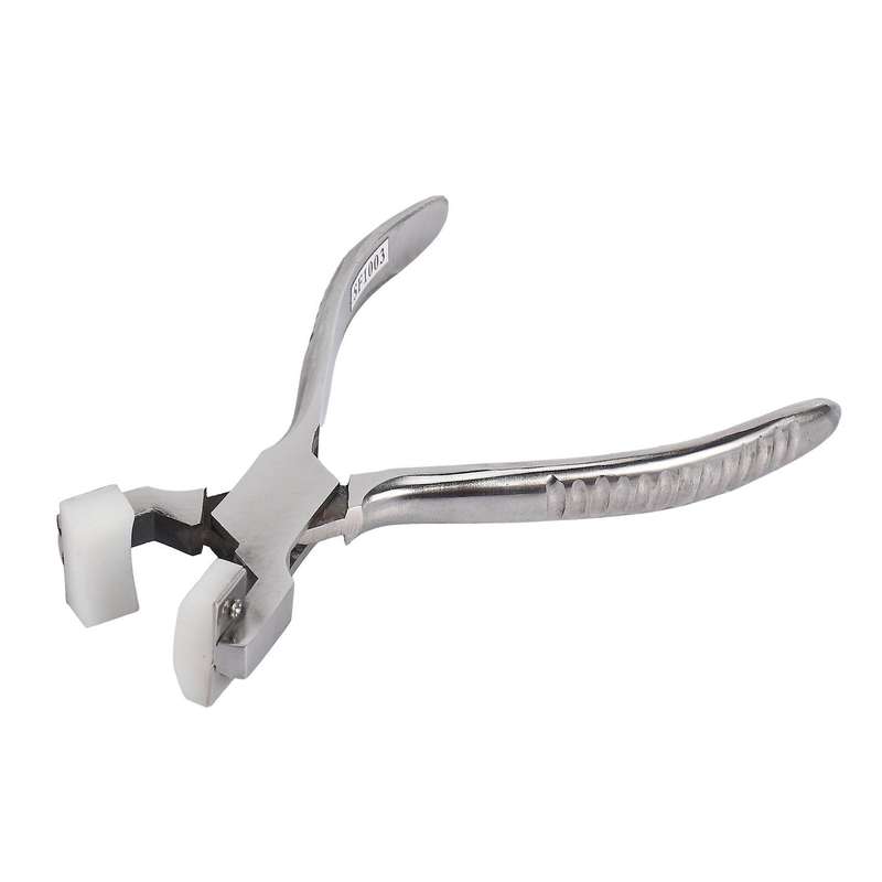 Tool Stainless Steel Nylon Jewelry Repair Tool Head Flat Nose Pliers