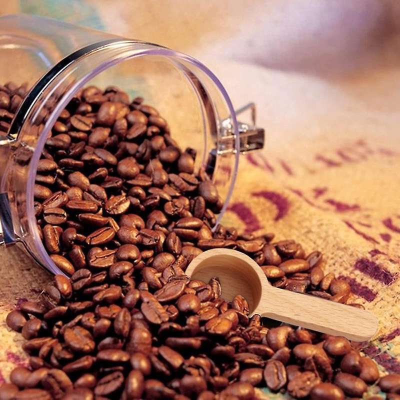 2pcs Wooden Coffee Scoop, 3.93inch, 6.61inch Coffee Scoop Wood Scoop