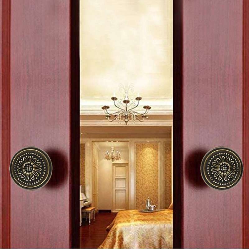 Cabinet Knobs 10 Pieces Dresser Knobs Set Made Of Bronze-zinc Alloy