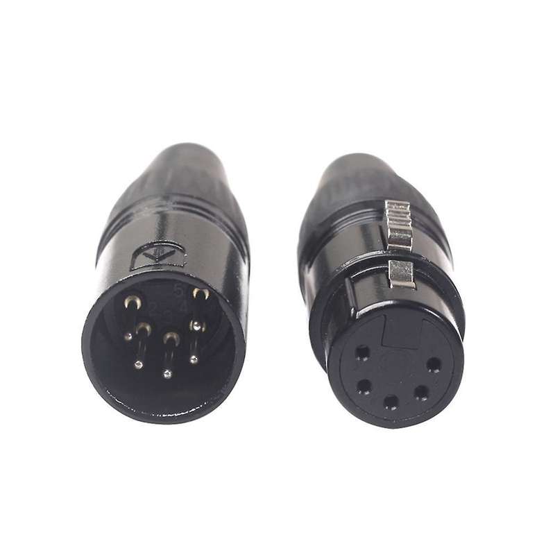 5pin Xlr Diy Plug for Welding Of Various, Mic, Dmx Cables-5pin Male