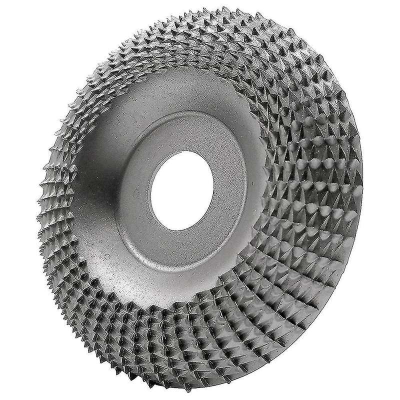 7/8 Inch Bore Wood Grinding Wheel Carving Disc(100mm, Arc Type)
