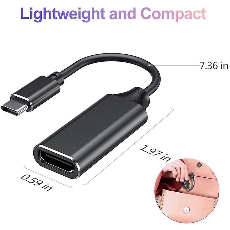 Usb C to Hdmi Adapter, 4k Tv for Samsung Galaxy /huawei Mate 20 P20