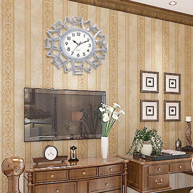 Abstract Wall Clock Numeral Geometric Wall Clock Quartz Copper