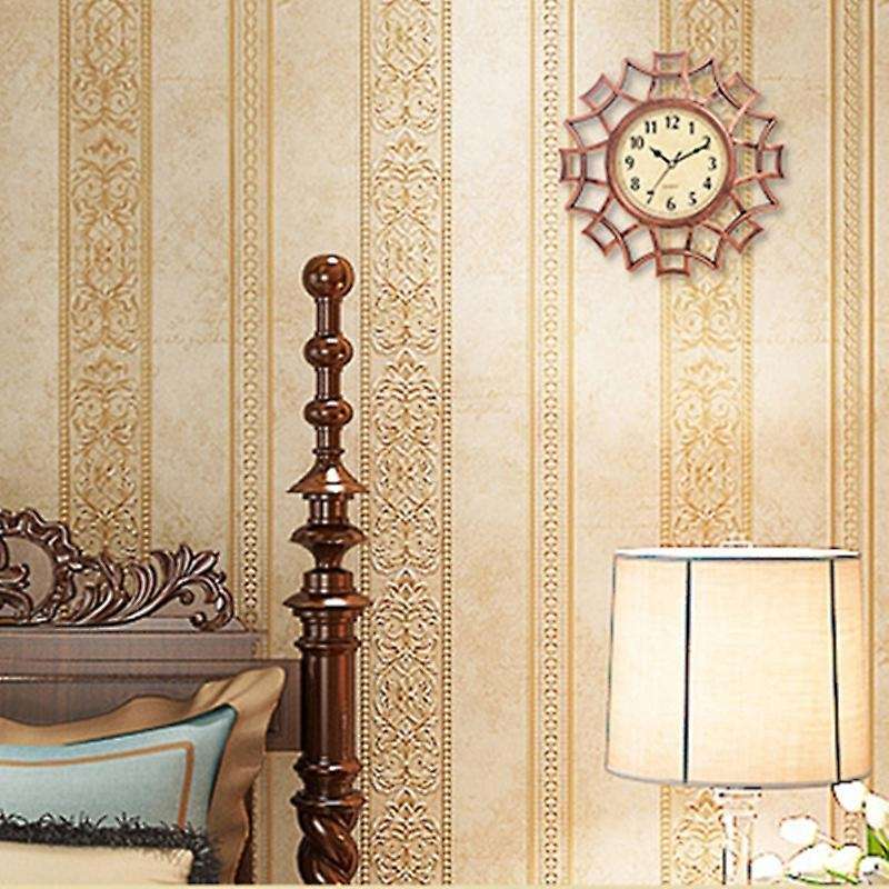 Abstract Wall Clock Numeral Geometric Wall Clock Quartz Copper