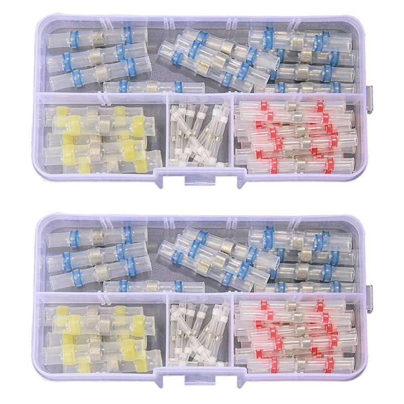 100pcs Connector Heat Shrink Sordering Terminals Electronic Cable Kit