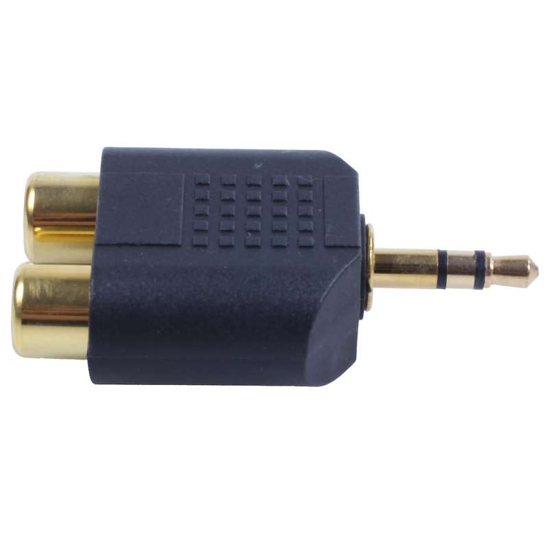 Rca Y Splitter Lead Adapter Male to 2 Female Car Audio Connector Plug