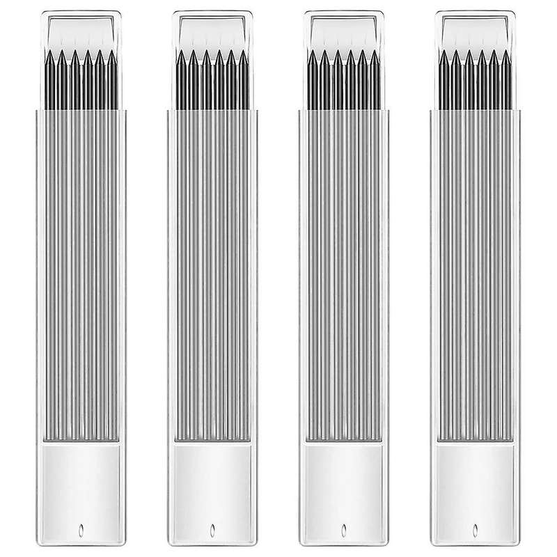 24 Pieces Black 2.8mm Hb Refill Leads for Carpenter Pencil