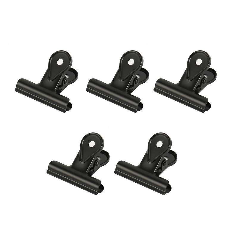 5 Pcs Metal Clips Invoice Bill Paper Clip for School Office Supplies