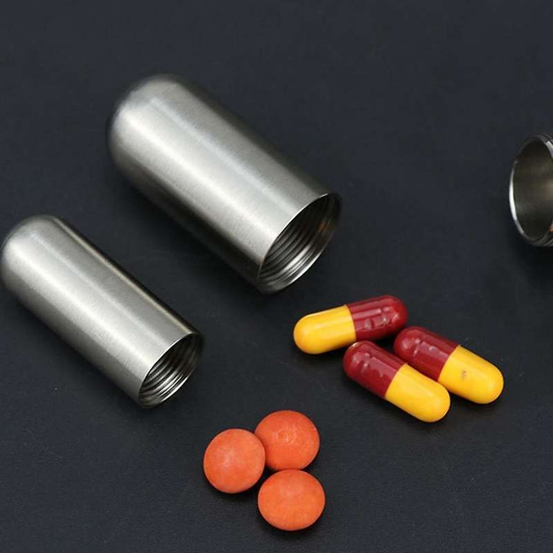 Sealed Storage Pill Box Pill Container Storage Box Waterproof (small)