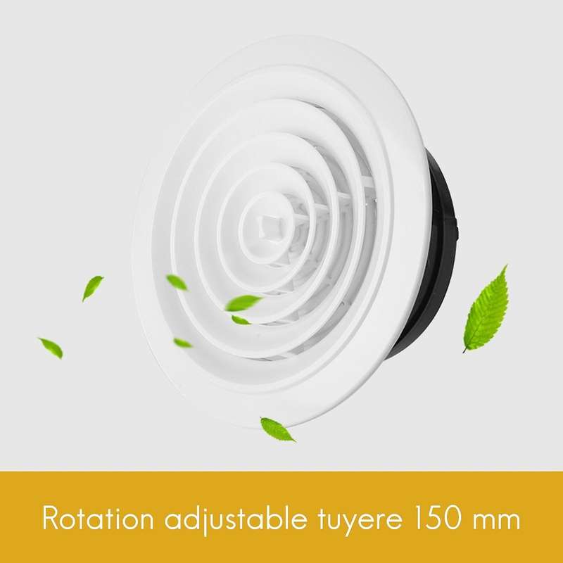 150mm Abs Indoor Exhaust Vent System with Net Air Outlet Exhaust Vent
