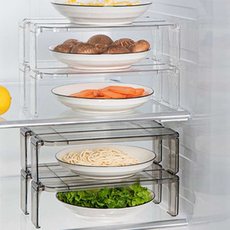 Fridge Organizer Fridge Rack Kitchen Racks Kitchen Items -brown