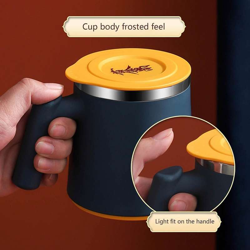 420ml Stainless Steel Mug Vacuum Flask Insulated Coffee Cup Blue