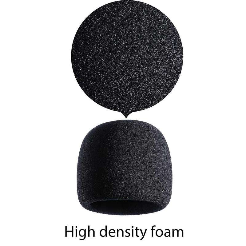 Mic Cover Sponge for Blue Yeti, Yeti Pro Condenser (black, 3 Pack)