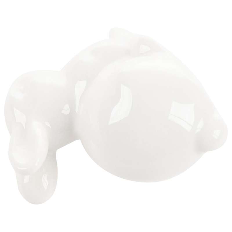 2x Cute Mini White Ceramic Rabbit Home Decoration Ornaments Medium