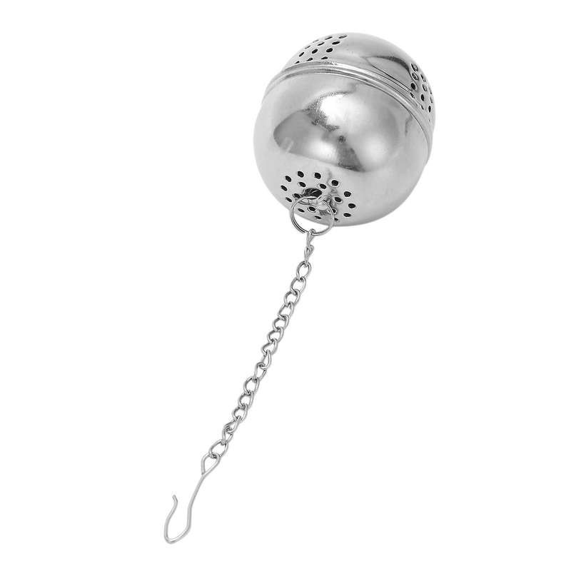 Stainless Steel Egg Shaped Tea Kettles Strainer Locking Spices Ball