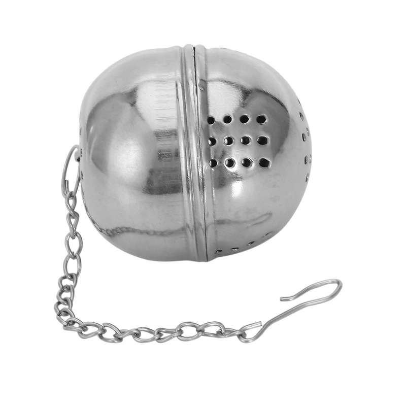 Stainless Steel Egg Shaped Tea Kettles Strainer Locking Spices Ball