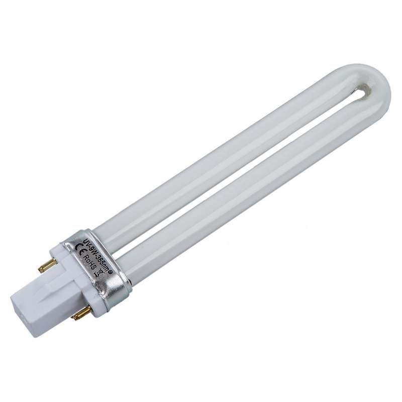 9w Uv Lamp Light Bulb Tube Gel Nail Art Dryer, Set Of 4