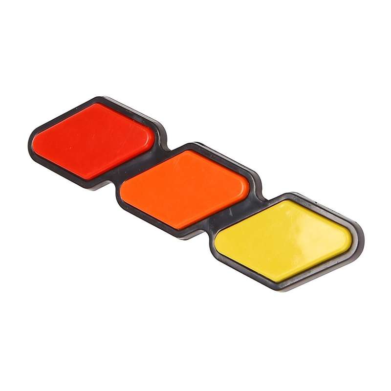 1 Set Of Grill Badge , for Toyota-tundra Tacoma 4, Yellow/orange/red