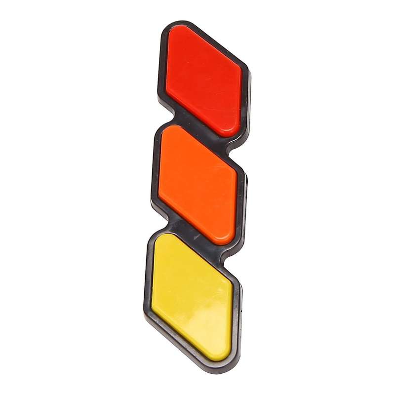 1 Set Of Grill Badge , for Toyota-tundra Tacoma 4, Yellow/orange/red