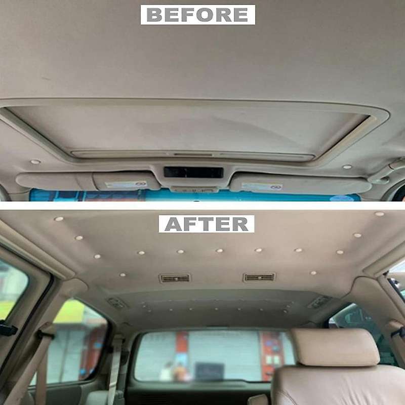 60pcs Car Roof Canopy Repair Rivet Kit Repair for Car Roof Beige