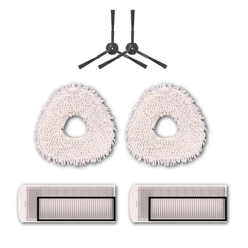 1set Mop Cloth Side Brush for Narwal J1 Yjc003 Yjcc001-1 Cleaner
