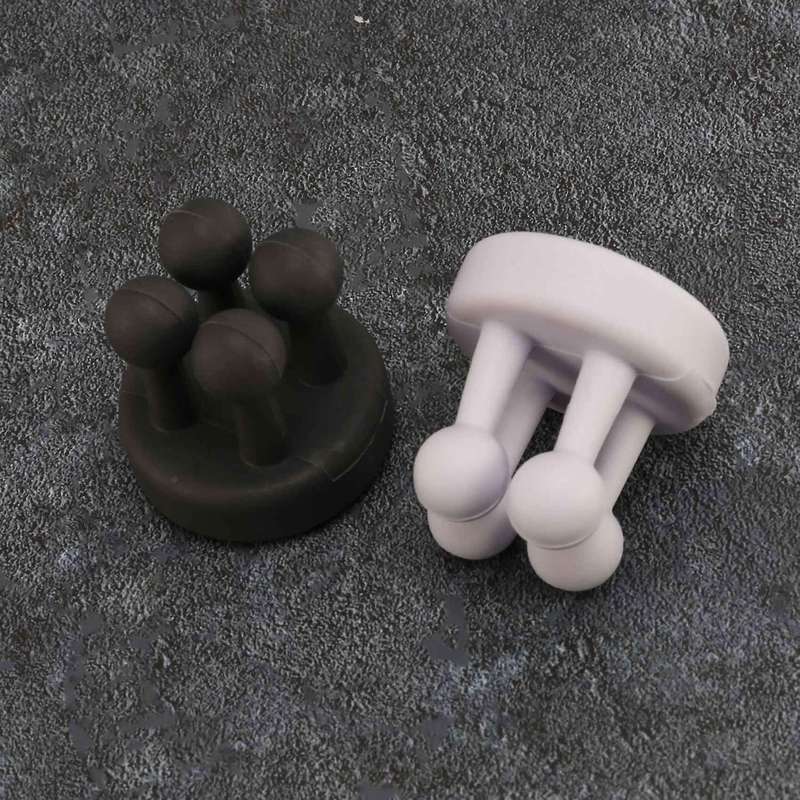 Adhesive Hooks Plug Cable Utility Silicone Hooks (6 Pcs 6 Color)