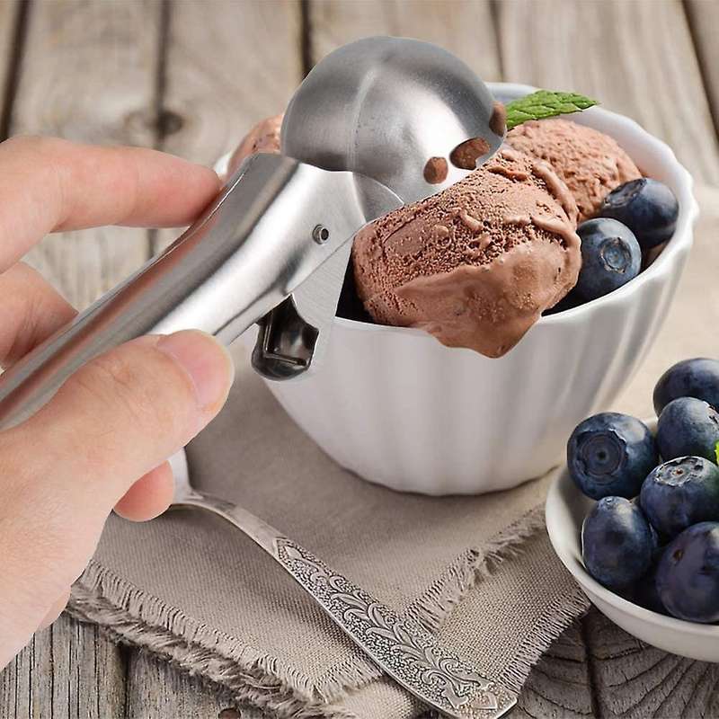 Stainless Steel Ice Cream Scoop, Cookie Scoop with Antifreeze Handle
